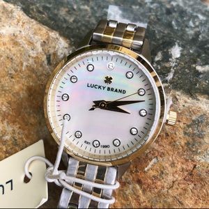 Lucky Brand🎁 Light-catching mother of pearl dial Watch🎁